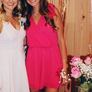 Dark Pink Romper